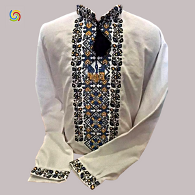 Рубашка Украинская вышиванка  55631134 цвет белый размер XL