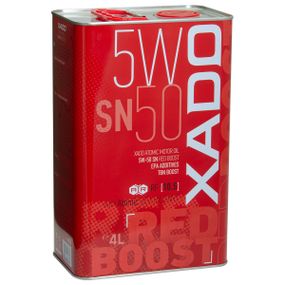 Синтетична олива XADO Atomic Oil SN RED BOOST 5W-50  4л