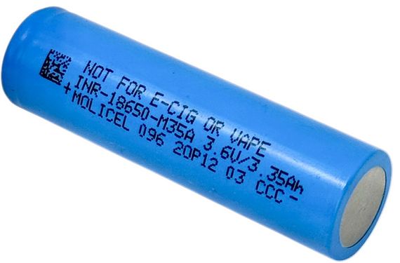 Акумулятор високострумовий Molicel INR-18650-M35A 3.6 V 3500 mAh батарея літій-іонна Li-Ion | Зображення 1