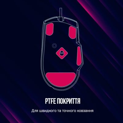 Мышка Lorgar Jetter 357 Wired USB Black (LRG-GMS357) | Зображення 3