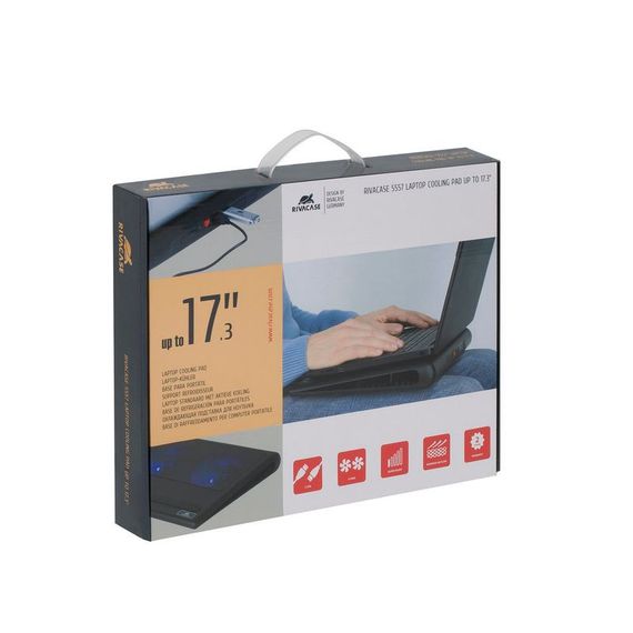 Підставка під ноутбук RivaCase 5557 black 17.3 дюймів | Зображення 8