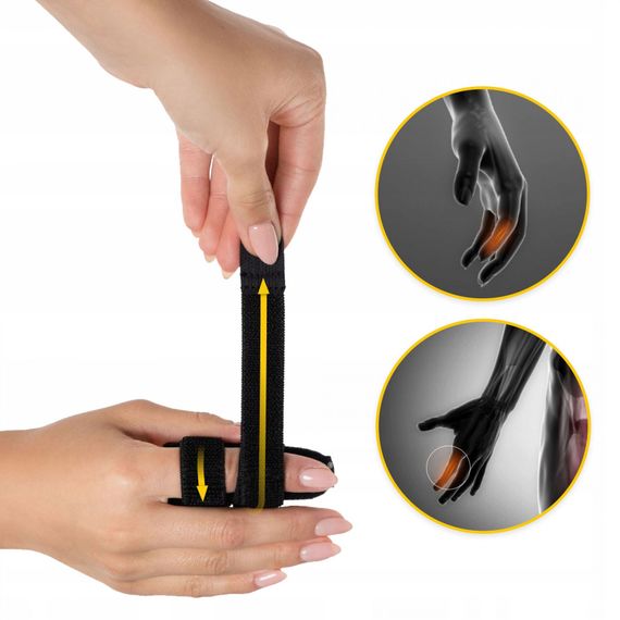 Фіксатор (бандаж) для пальця руки 4FIZJO універсальний 1 шт 4FJ0477 (P-5907739317476) | Зображення 8