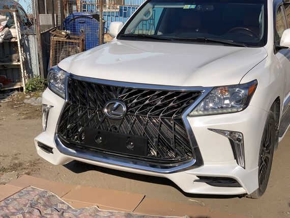 Передний бампер для 2008-2015 в стиле рестайлинга (под покраску) для Lexus LX570 / 450d | Зображення 9