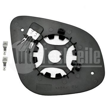Вставка зеркала с подогревом левая Renault Kangoo 08-, AutoTechteile, 503 0089, 6481698