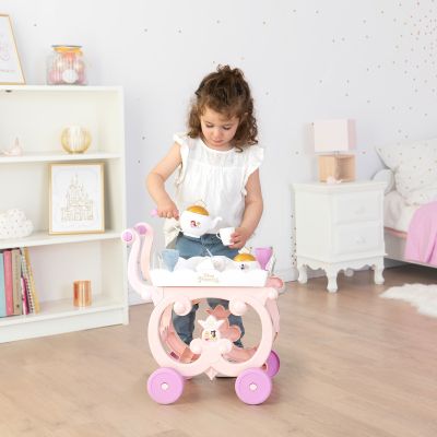 Ігровий набір Smoby Візок Дісней Принцеси зі знімним підносом із сервізом 17 аксесуарів (312502) | Зображення 2
