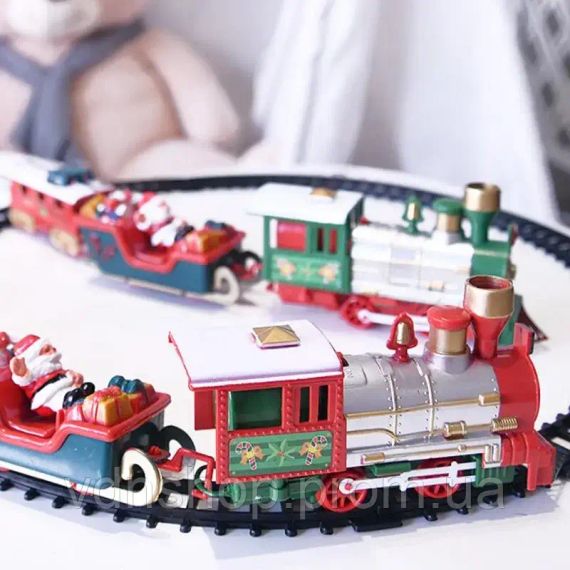 Ігровий різдвяний поїзд від батарейок, Christmas Classic / Набір святковий експрес | Зображення 1