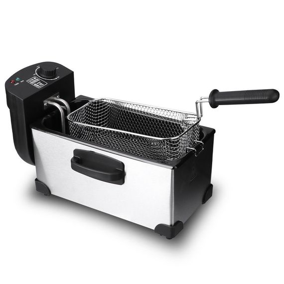 Фритюрница профессиональная Sokany WJ800 на 3.5 литра, 2000 Вт | Зображення 4