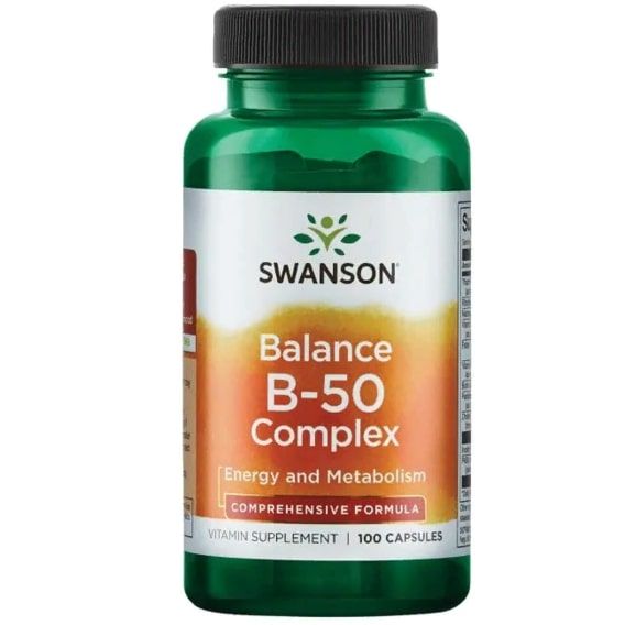 В комплекс Swanson Balance B-50 Complex 100 Caps SWA-01057