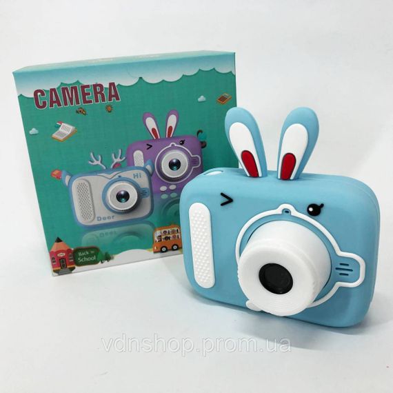 Детский цифровой фотоаппарат X900 Rabbit. Цвет: голубой PN-63 | Зображення 1