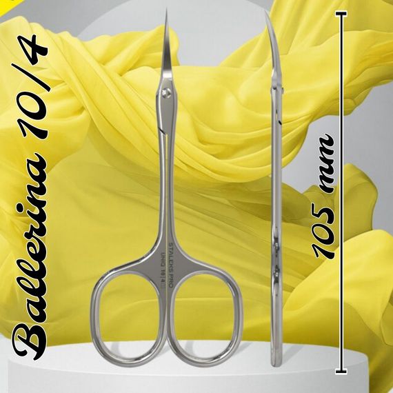 Ножницы для кутикули Staleks Pro "Ballerina" UNIQ 10/4