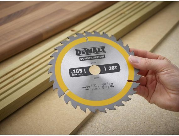 Диск пильний CONSTRUCTION 165*20мм DeWALT DT1935 | Зображення 2