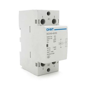 Контактор CHINT NCH8-40/20 AC24V,40А, 7.5kW, 2NO, на DIN-рейку, 85*65,5*36мм