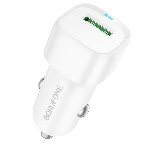 АЗП Borofone BZ34 Cloud QC3.0 18W (1USB-A) White