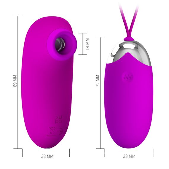 Вібратор PRETTY LOVE ORTHUS Multifunctional 2 in 1 Sex Aura | Зображення 3