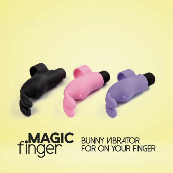 Вібратор на палець FeelzToys Magic Finger Vibrator Black | Зображення 5