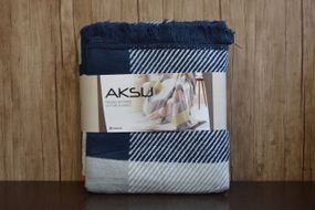 Плед Aksu 180×220 см. Layka Mavi