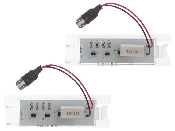 Opel Astra III H (04-09) LED підсвітка номерного знака пара (2 шт), Опель Астра 3 | Зображення 2