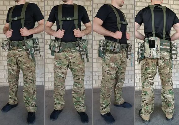 Розвантажувальний пояс тактичний (РПС) з комплектом підсумків (5 шт) Palianytsia Advanced мультикам | Зображення 3