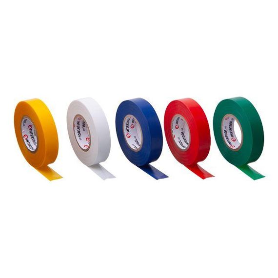 Стрічка ізоляційна 25 м кольорова INTERTOOL IT-00291 | Зображення 1