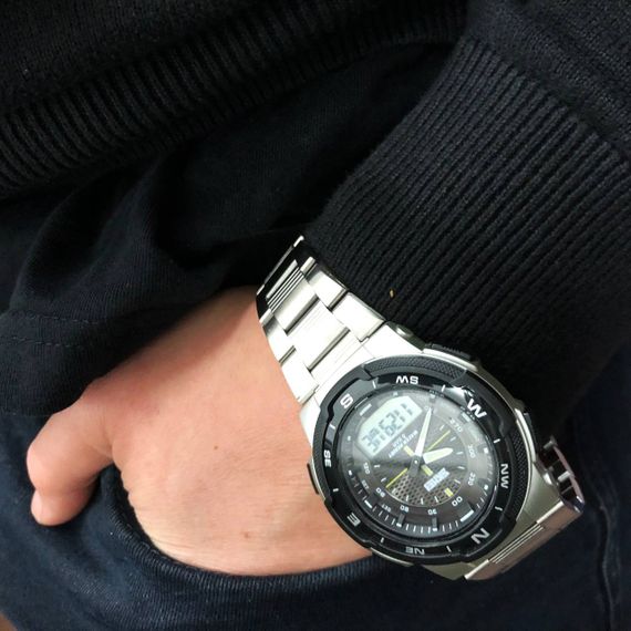 Військовий годинник спецслужб SKMEI 1370SI, Військовий годинник з секундоміром, Годинники спортивні RV-63 | Зображення 5