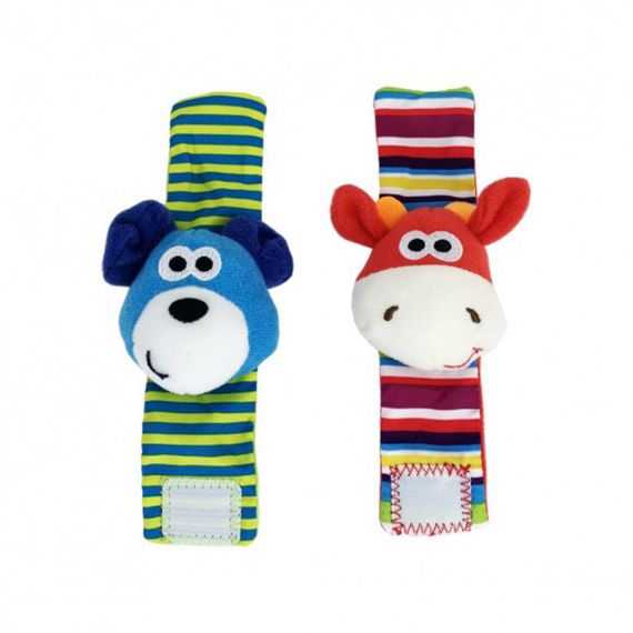 Дитячий набір: шкарпетки та браслетики "Корівка та собачка" MGZ-1207 | Зображення 1