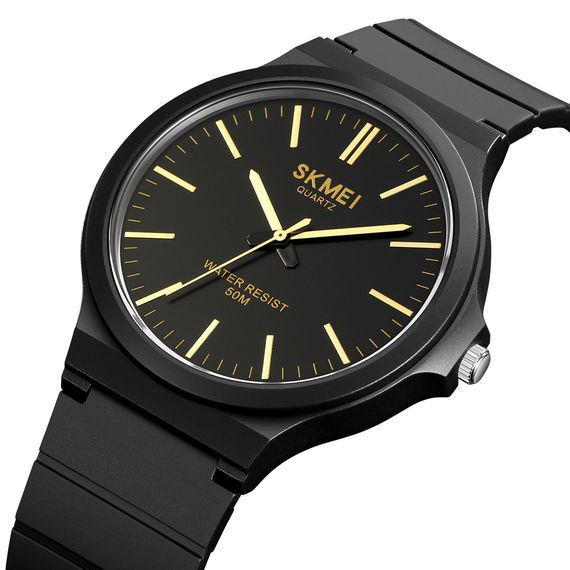 Годинник S2kmei 2108BKGD Black-Gold | Зображення 1