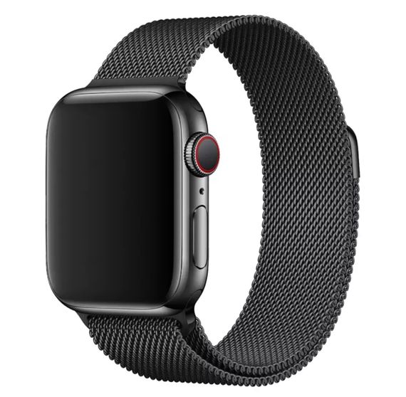 Ремінець для розумного годинника Smart Watch 42/44 Міланська петля (Чорний)
