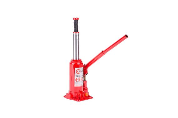 Домкрат гидравлический Intertool - 3 т х 350 мм одноштоковый (GT0022) | Зображення 2