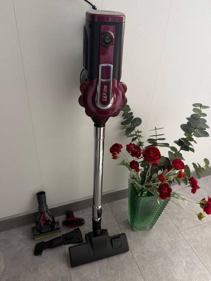 Ручний портативний пилосос Zepline ZP-00348 потужністю 2600Вт з ТУРБО-ЩІТКОЮ Rose Red | Зображення 1
