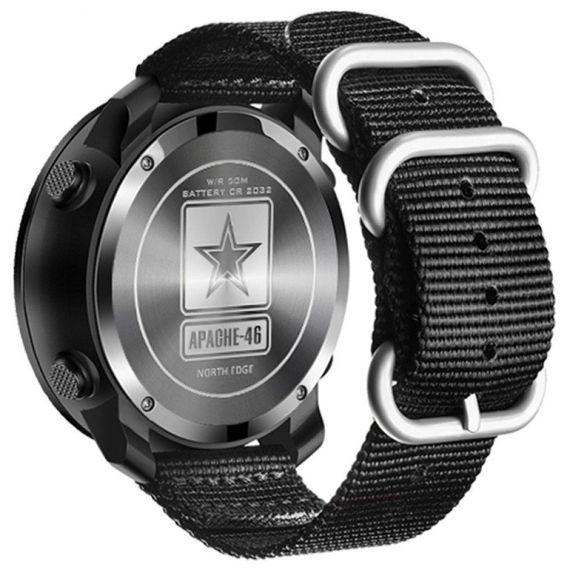 Цифровий Годинник NORTH EDGE Apache 46 black | Зображення 3