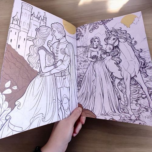 Розмальовка "Queen&Kings" 18 малюнків | Зображення 1