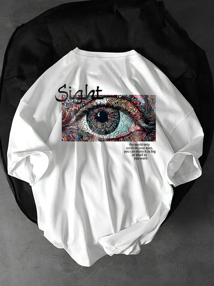 Футболка з ДТФ принтом (оверсайз)