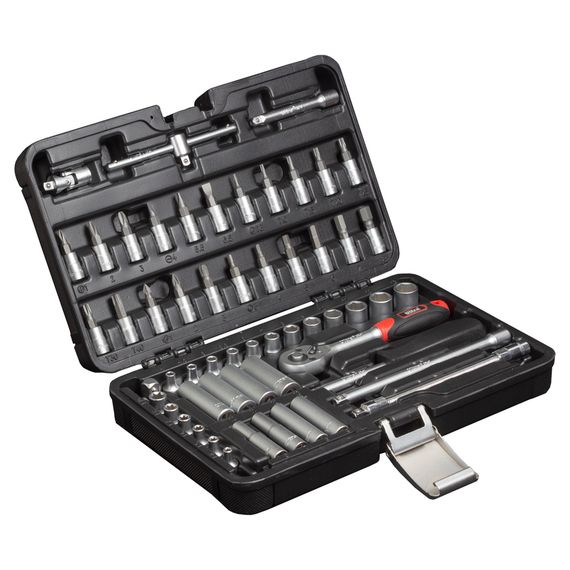 Набір насадок торцевих і біт Ultra 1/4" 56 шт CrV Taiwan (6003172) | Зображення 3
