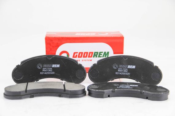 Колодки передні гальмівні W631 88-96, GOODREM (RM1362)