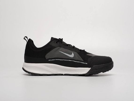Демісезонні шкіряні кросівки Nike колір чорний / сірий | Зображення 4