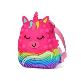 Дитяча сумочка-рюкзачок "Єдиноріг" 9882(Pink) розмір 20 см