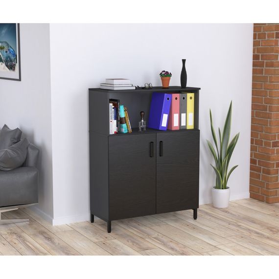 Тумба офисная Loft Design LTO-900-1200 антрацит венге | Зображення 2