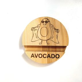 Підставка тримач під смартфон смартфон планшет Avokado 10х10 см Майстерня містера Томаса Дерево