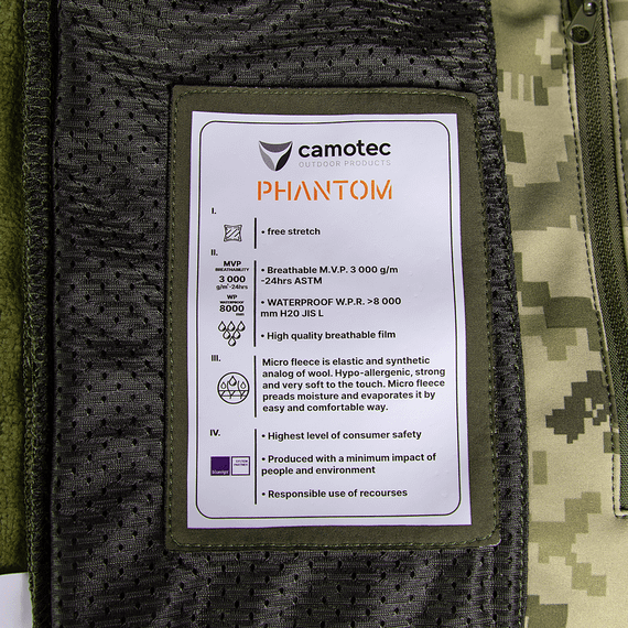Куртка Phantom SoftShell Піксель (7290), XL | Зображення 6