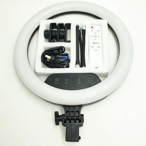 Кільцева LED лампа 36см, яскраве та рівномірне освітлення, XPRO, Ring LS-360 (234571142_733) | Зображення 4