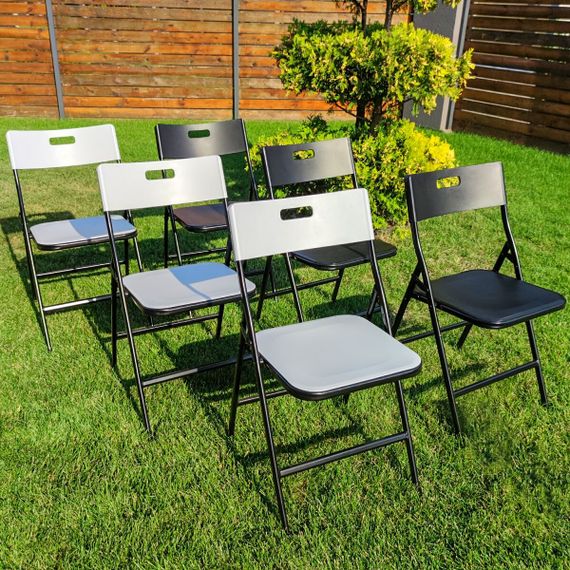 Складний стілець 46х42,5х86см Білий SW-00001610 | Зображення 5