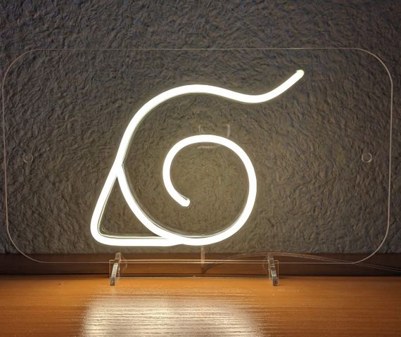 Неоновий світильник Знак Наруто 190х140 acr-n000052