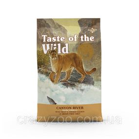 Сухой корм для котов Taste of the Wild Canyon River Feline Formula с форелью и копченым лососем 6.6 кг