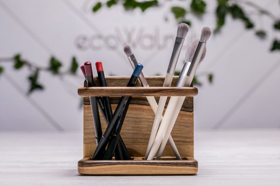 Аксесуар-підставка під пензлі «Make-up»на 2 відділення | Зображення 4