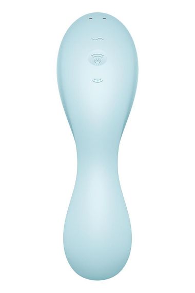 Вакуумний смарт-стимулятор із вібрацією Satisfyer Curvy Trinity 5 (Blue) (м'яте паковання!!!) Sex Aura | Зображення 6