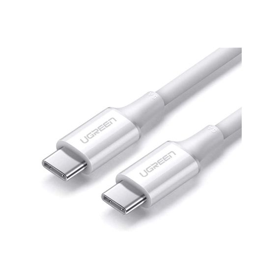 Дата кабель USB-C to USB-C 1.0m US300 20V/5A 100W White Ugreen (60551) | Зображення 1