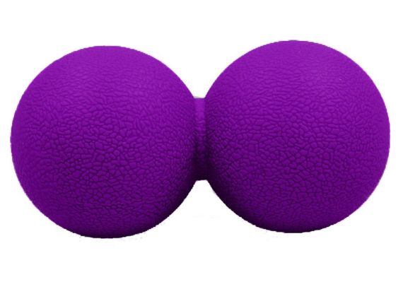Масажний м'ячик EasyFit TPR подвійний 12х6 см фіолетовий (EF-2175-V)