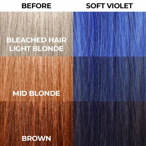 Краска для волос Мягкая фиалка Stargazer Semi-permanent hair colour Soft Violet 70 мл | Зображення 3