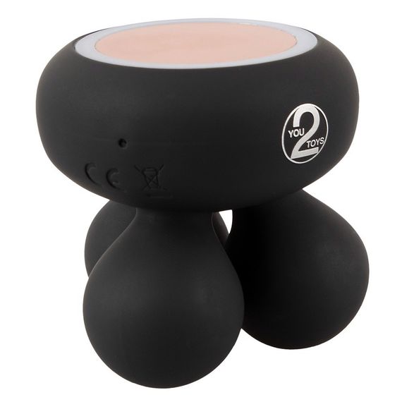 Міні-масажер з функцією підігріву, універсальний CUPA Warming Mini Massager чорний Sex Aura | Зображення 1