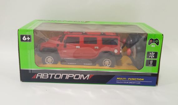 Машина на радіокеруванні на батарейках 27020 АВТОПРОМ 1:24 RC Hummer H2 (6913060512588) Червоний | Зображення 1